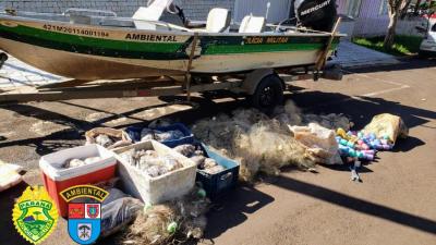 P. Barreiro: Pescador é detido pela Polícia Ambiental com quase 150 Kg de peixes 