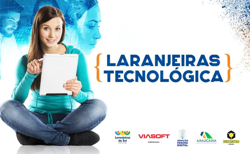 Prefeitura de Laranjeiras do Sul oferece 40 vagas para curso gratuito de qualificação na área tecnológica