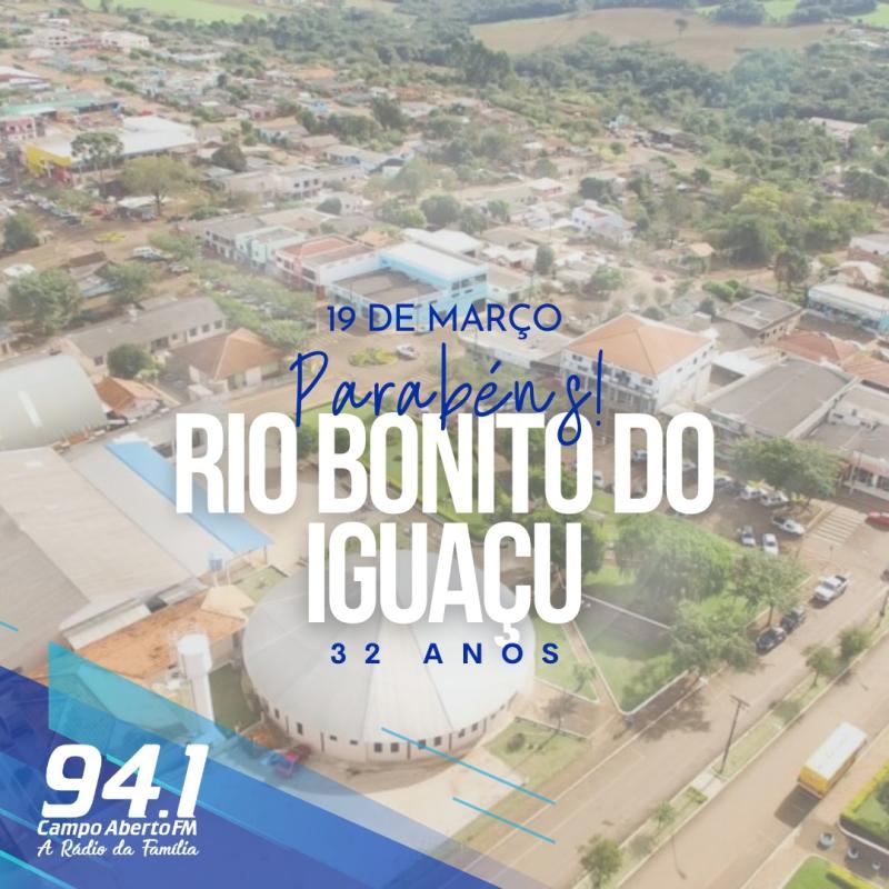 Rio Bonito do Iguaçu comemora 32 anos de emancipação 