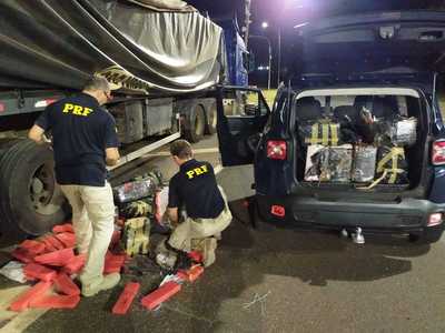 PRF apreende mais de 2 toneladas de maconha no ParanÃ¡