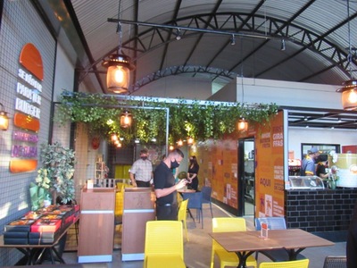 Inaugurou em Laranjeiras do Sul Giraffas Burger