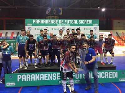 OperÃ¡rio Laranjeiras Ã© CampeÃ£o Paranaense de Futsal Chave Prata 2020 
