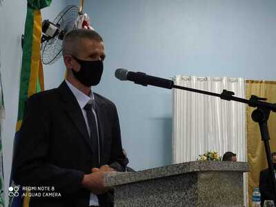 Neimar Granoski e Olga Passarin tomaram posse em Virmond