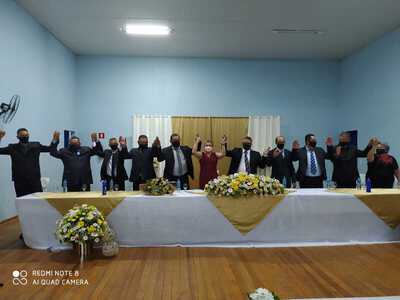 Neimar Granoski e Olga Passarin tomaram posse em Virmond