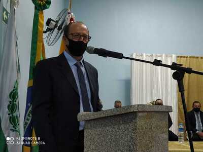 Neimar Granoski e Olga Passarin tomaram posse em Virmond