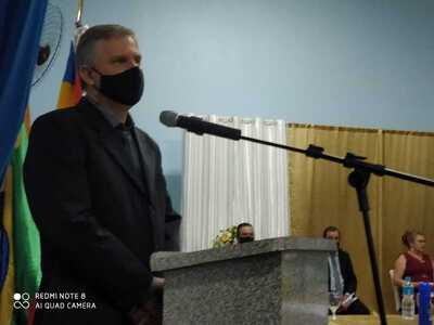 Neimar Granoski e Olga Passarin tomaram posse em Virmond