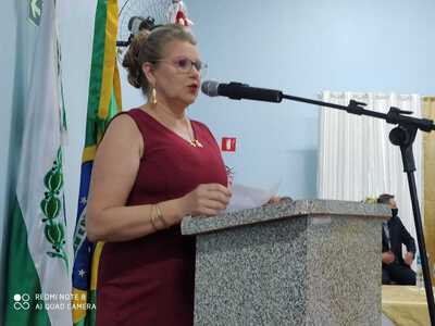 Neimar Granoski e Olga Passarin tomaram posse em Virmond