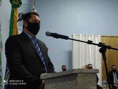 Neimar Granoski e Olga Passarin tomaram posse em Virmond