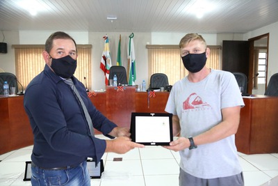 Elizeu Komineck foi Reeleito Presidente da CÃ¢mara de Vereadores de Virmond 