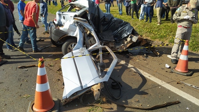 Laranjeiras: Acidente grave ceifa a vida de laranjeirense na BR 277