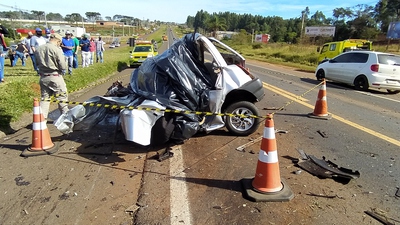 Laranjeiras: Acidente grave ceifa a vida de laranjeirense na BR 277