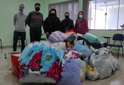 UAD realizou o repasse de mantas ao Cras