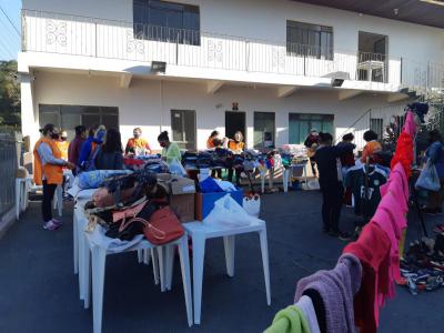 Igreja Metodista de Laranjeiras do Sul promove aÃ§Ã£o solidÃ¡ria e distribui 2 mil peÃ§as de agasalhos