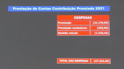 Laranjeiras: ComissÃ£o organizadora prestou contas da 121Âª EdiÃ§Ã£o da Festa da Padroeira Sant'Ana