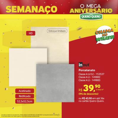 Laranjeiras do Sul e Nova Laranjeiras - SemanaÃ§o de Aniversario das Lojas Quero Quero