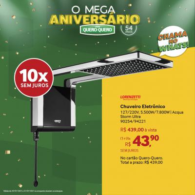 Laranjeiras do Sul e Nova Laranjeiras - SemanaÃ§o de Aniversario das Lojas Quero Quero