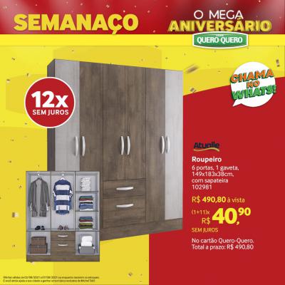 Laranjeiras do Sul e Nova Laranjeiras - SemanaÃ§o de Aniversario das Lojas Quero Quero