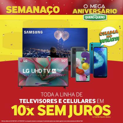 Laranjeiras do Sul e Nova Laranjeiras - SemanaÃ§o de Aniversario das Lojas Quero Quero
