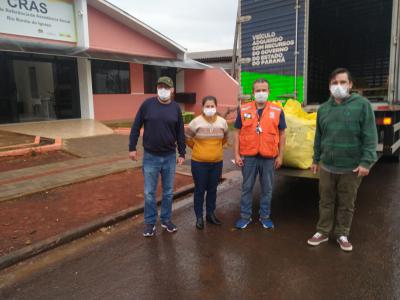Sejuf de Laranjeiras do Sul recebe mais de 8 mil doaÃ§Ãµes da Campanha Aquece ParanÃ¡ 