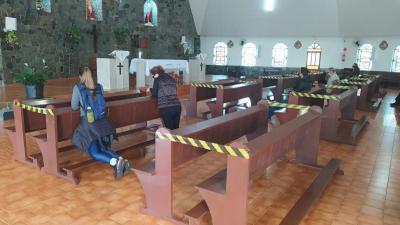 Missa Solene Abriu as CelebraÃ§Ãµes em Louvor ao Bom Jesus em Campo Mendes