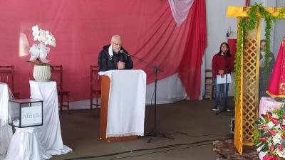 Missa Solene Abriu as CelebraÃ§Ãµes em Louvor ao Bom Jesus em Campo Mendes