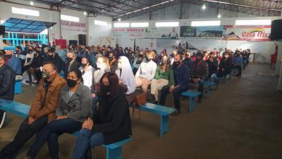 Missa Solene Abriu as CelebraÃ§Ãµes em Louvor ao Bom Jesus em Campo Mendes