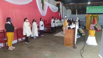 Missa Solene Abriu as CelebraÃ§Ãµes em Louvor ao Bom Jesus em Campo Mendes