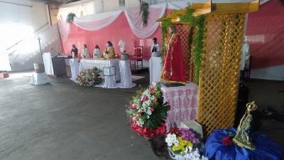 Missa Solene Abriu as CelebraÃ§Ãµes em Louvor ao Bom Jesus em Campo Mendes