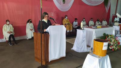 Missa Solene Abriu as CelebraÃ§Ãµes em Louvor ao Bom Jesus em Campo Mendes