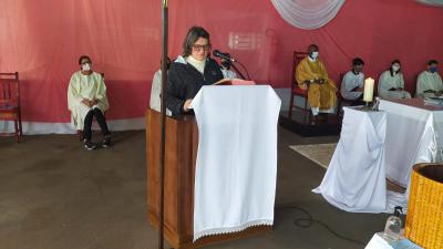 Missa Solene Abriu as CelebraÃ§Ãµes em Louvor ao Bom Jesus em Campo Mendes