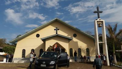 FESTA DO SENHOR BOM JESUS NO DIVISOR EM NOVA LARANJEIRAS TEVE TRIDUO, CARREATA E MISSA SOLENE