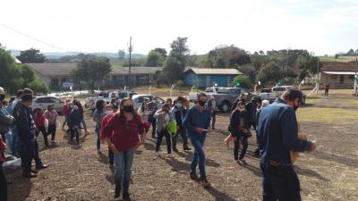 FESTA DO SENHOR BOM JESUS NO DIVISOR EM NOVA LARANJEIRAS TEVE TRIDUO, CARREATA E MISSA SOLENE