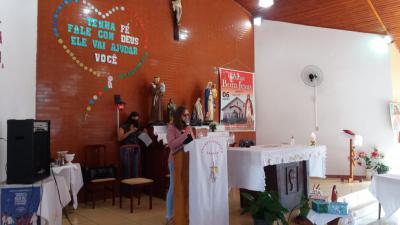 FESTA DO SENHOR BOM JESUS NO DIVISOR EM NOVA LARANJEIRAS TEVE TRIDUO, CARREATA E MISSA SOLENE