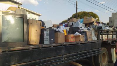 Coleta do Lixo EletroeletrÃ´nico da ASR arrecadou mais de 10 Toneladas