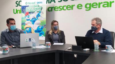 Sicredi lanÃ§a parceria com Smurfs para PromoÃ§Ã£o dos Objetivos de Desenvolvimento SustentÃ¡vel 