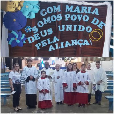 Missa Do Envio Abriu a ProgramaÃ§Ã£o da 36Âª ediÃ§Ã£o da Festa em Louvor a Nossa Senhora Aparecida de Laranjeiras do Sul