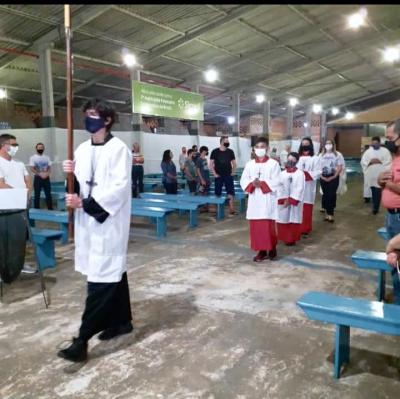 Missa Do Envio Abriu a ProgramaÃ§Ã£o da 36Âª ediÃ§Ã£o da Festa em Louvor a Nossa Senhora Aparecida de Laranjeiras do Sul
