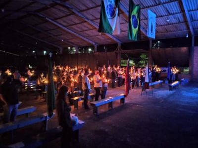 TerÃ§o luminoso marcou a abertura da semana pela vida em Laranjeiras do Sul