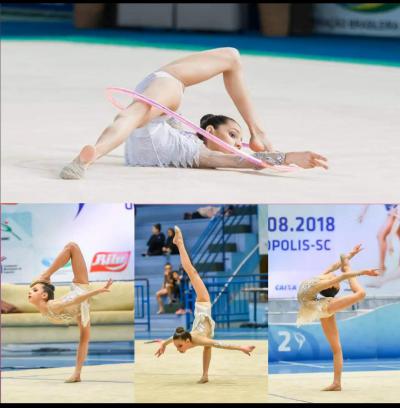 Ginasta de Cascavel com famÃ­lia enraizada em Laranjeiras do Sul vai representar o Brasil no Campeonato Sul Americano de GinÃ¡stica RÃ­tmica.