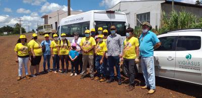Rio Bonito do IguaÃ§u realizou MutirÃ£o de Combate a Dengue 