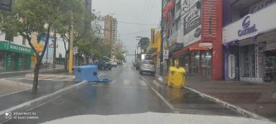 Ventos de atÃ© 100 km/h atingem a RegiÃ£o Sudoeste do Estado