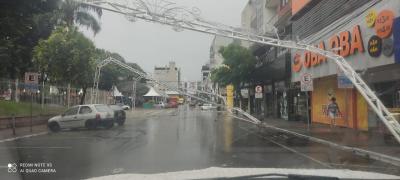 Ventos de atÃ© 100 km/h atingem a RegiÃ£o Sudoeste do Estado