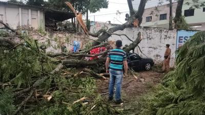 Ventos de até 100 km/h atingem a Região Sudoeste do Estado