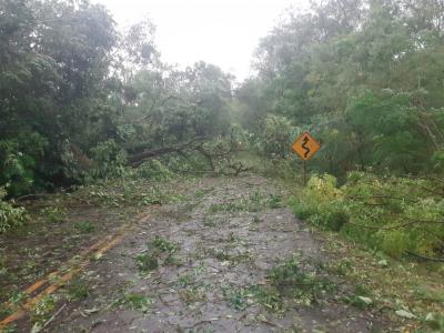 Ventos de até 100 km/h atingem a Região Sudoeste do Estado