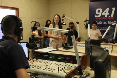 RÃ¡dio Campo Aberto Recebe os Candidatos  Ã  Cawboy Estiloso e Princesa do Leite da Festa em Louvor a Imaculada ConceiÃ§Ã£o Auxiliadora