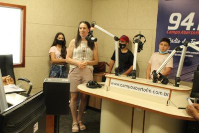 RÃ¡dio Campo Aberto Recebe os Candidatos  Ã  Cawboy Estiloso e Princesa do Leite da Festa em Louvor a Imaculada ConceiÃ§Ã£o Auxiliadora