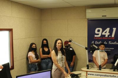 RÃ¡dio Campo Aberto Recebe os Candidatos  Ã  Cawboy Estiloso e Princesa do Leite da Festa em Louvor a Imaculada ConceiÃ§Ã£o Auxiliadora