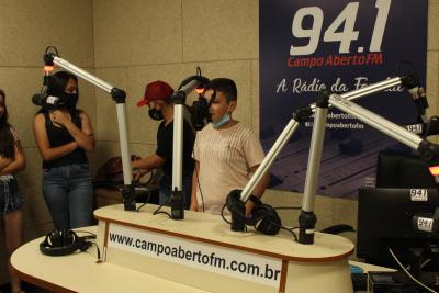 RÃ¡dio Campo Aberto Recebe os Candidatos  Ã  Cawboy Estiloso e Princesa do Leite da Festa em Louvor a Imaculada ConceiÃ§Ã£o Auxiliadora