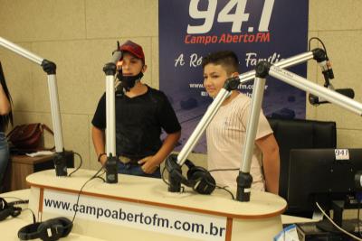 RÃ¡dio Campo Aberto Recebe os Candidatos  Ã  Cawboy Estiloso e Princesa do Leite da Festa em Louvor a Imaculada ConceiÃ§Ã£o Auxiliadora