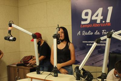 RÃ¡dio Campo Aberto Recebe os Candidatos  Ã  Cawboy Estiloso e Princesa do Leite da Festa em Louvor a Imaculada ConceiÃ§Ã£o Auxiliadora